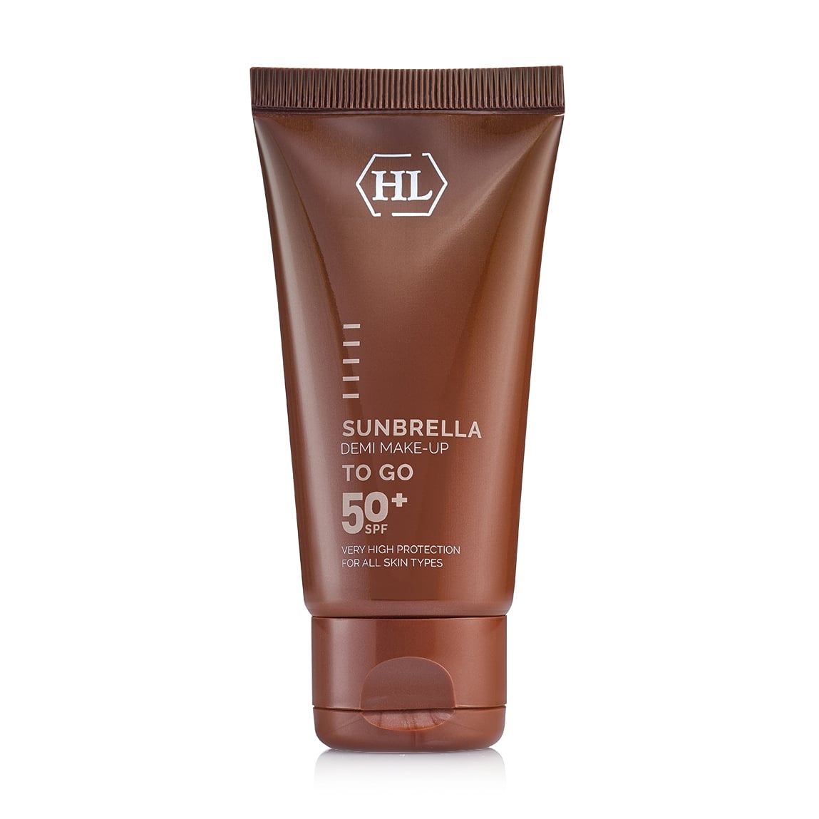 Уцінка! Сонцезахисний крем для обличчя та тіла Holy Land Sunbrella Demi Make-Up SPF 50+ з тоном, 50 мл