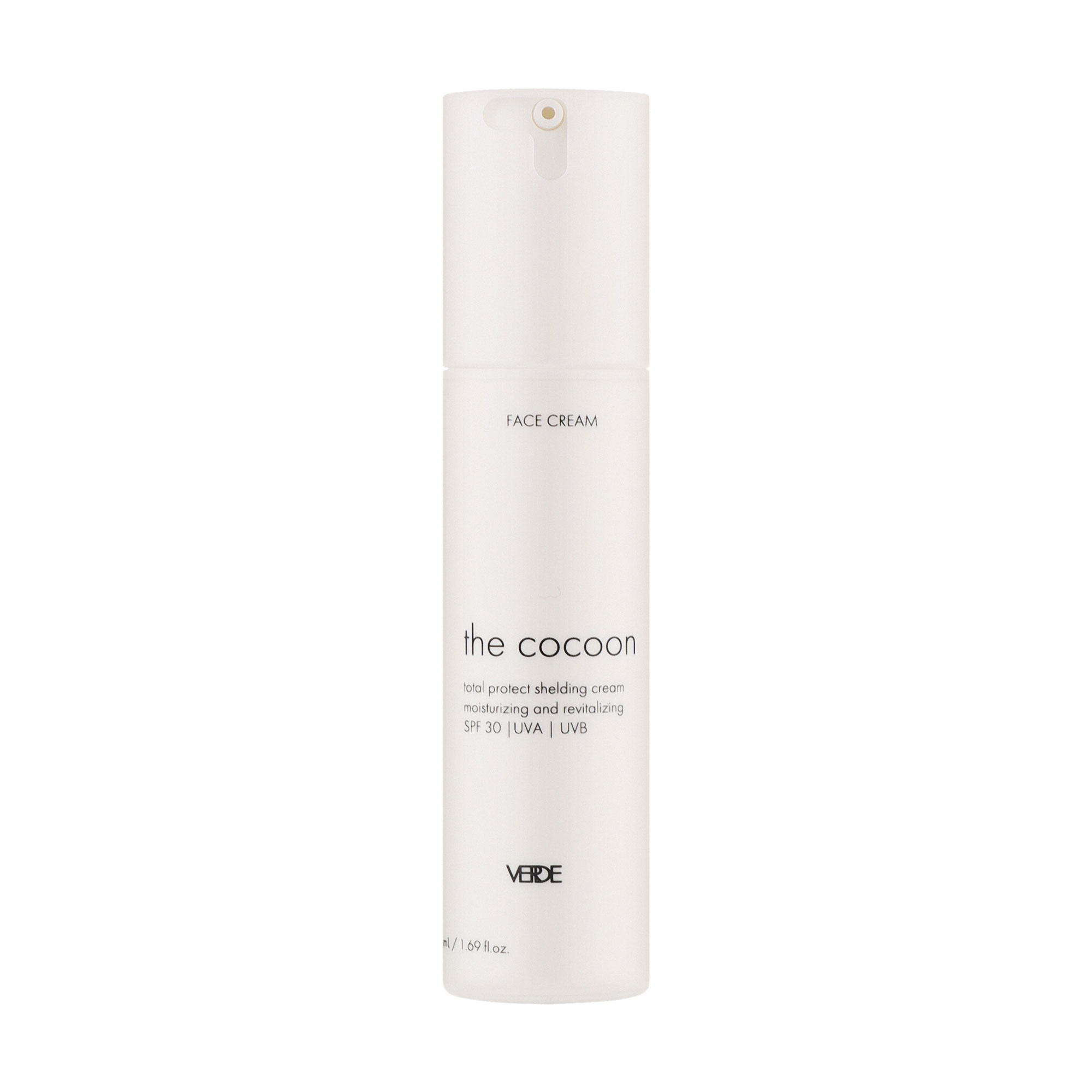 Уцінка! Сонцезахисний крем для обличчя Verde The Cocoon Face Cream, SPF 30, 50 мл